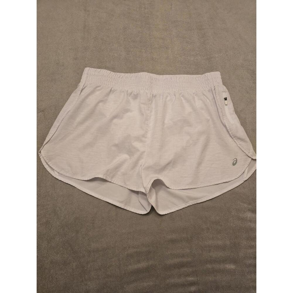 Asics Women’s Mesh Piercing White Run Shorts (L)